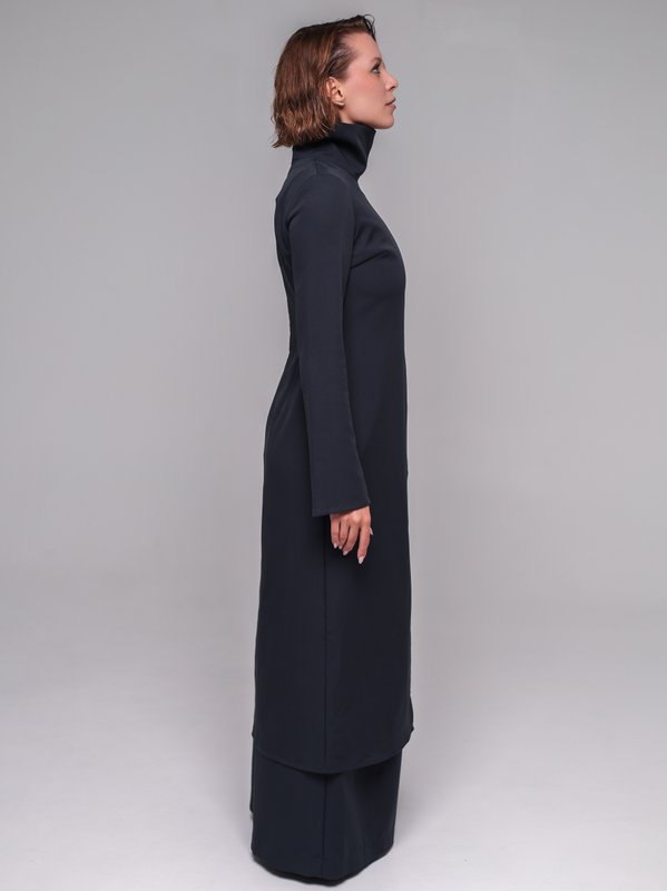 Туника миди с разрезом - 2