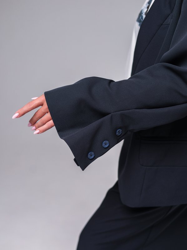 Жакет с объемными рукавами - Slide 1