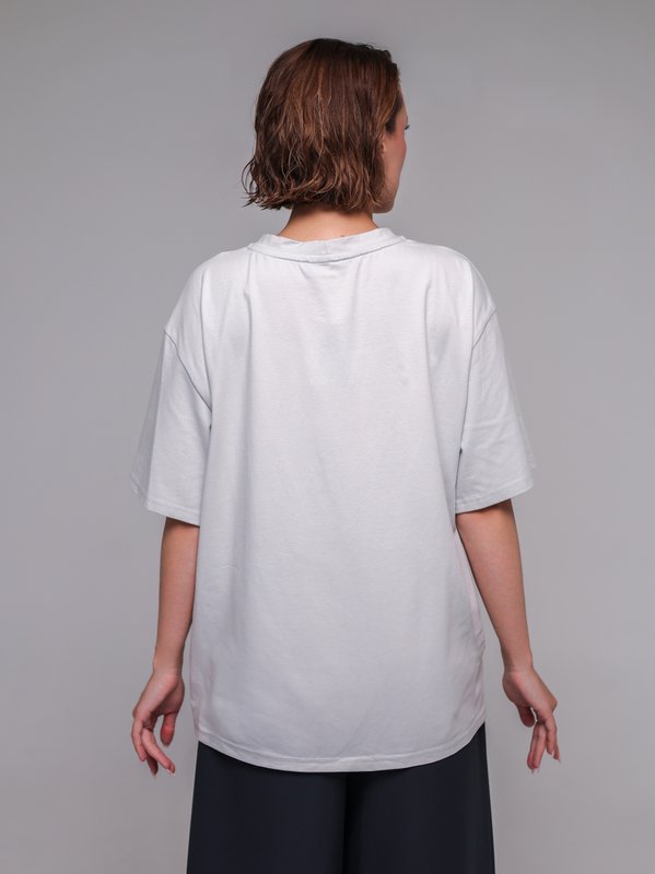 Футболка оверсайз с принтом "Море внутри" - 2